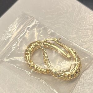 Elegant Gold Hoop Earrings